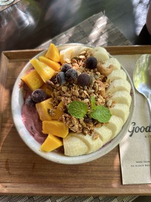 Smoothie bowl  at Goodsouls Kitchen in Chiang Mai