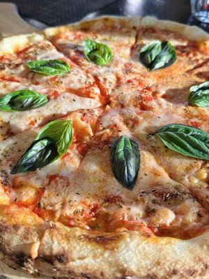 Margherita pizza (180 THB)  at Goodsouls Kitchen in Chiang Mai