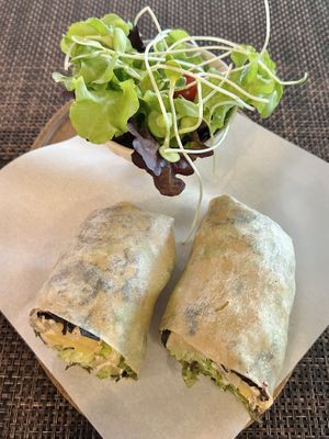 Potato & mushroom wrap (170 THB)  at Goodsouls Kitchen in Chiang Mai