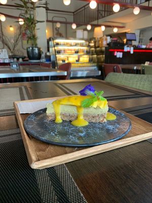 MANGO PASSION CHEESCAKE at Goodsouls Kitchen in Chiang Mai