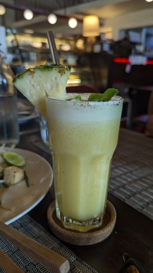 Pineapple Smoothie at Goodsouls Kitchen in Chiang Mai