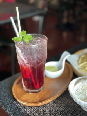 Rosella soda - Goodsouls Kitchen, Chiang Mai  at Goodsouls Kitchen in Chiang Mai