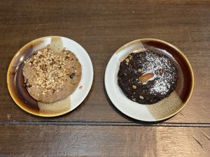 Cranberry cookie and chocolate cookie from Goodsouls Kitchen, Chiang Mai  at Goodsouls Kitchen in Chiang Mai