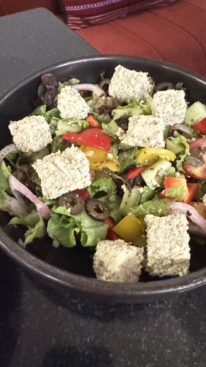 Greek salad  at Goodsouls Kitchen in Chiang Mai