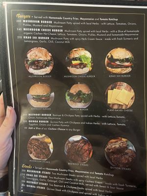 Menu  at Goodsouls Kitchen in Chiang Mai