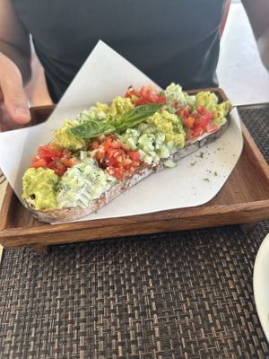 Avocado bread with cream Cheese #Veganuary at Goodsouls Kitchen in Chiang Mai