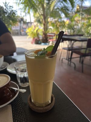 Mango Lassi #Veganuary at Goodsouls Kitchen in Chiang Mai