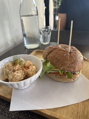 Vegan Bagel #Veganuary at Goodsouls Kitchen in Chiang Mai