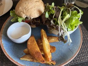 Koi soi burger   at Goodsouls Kitchen in Chiang Mai