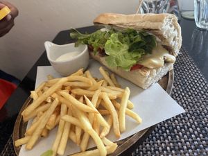 Cheesesteak sandwich   at Goodsouls Kitchen in Chiang Mai