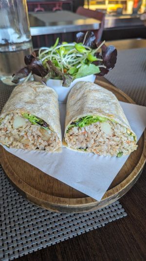 Massaman rice burrito at Goodsouls Kitchen in Chiang Mai