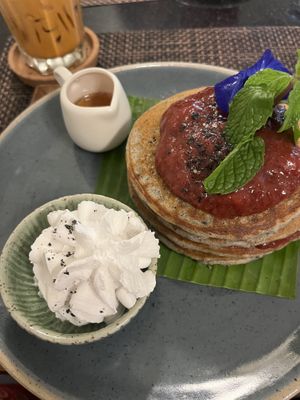 Sesame pancakes   at Goodsouls Kitchen in Chiang Mai
