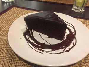 Chocolate cake  at Goodsouls Kitchen in Chiang Mai