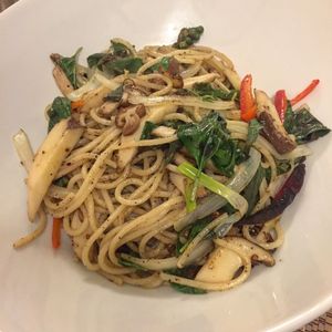 Spaghetti Thai Style at Goodsouls Kitchen in Chiang Mai