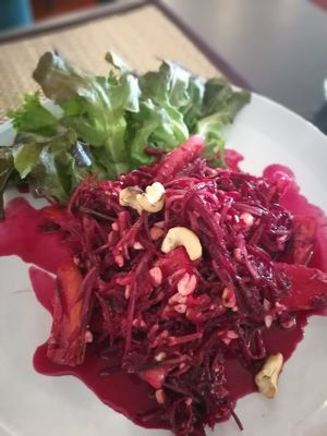 Spicy Beetroot and Carrot Salad at Goodsouls Kitchen in Chiang Mai