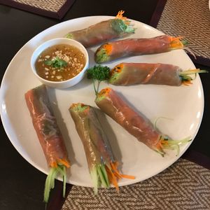 Raw & Fresh Vegetable Rolls at Goodsouls Kitchen in Chiang Mai