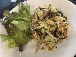 Burmese tea leaf salad  at Goodsouls Kitchen in Chiang Mai