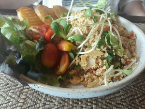 Scrambled Tofu Bowl at Goodsouls Kitchen in Chiang Mai