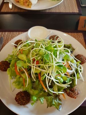 falafel salad at Goodsouls Kitchen in Chiang Mai