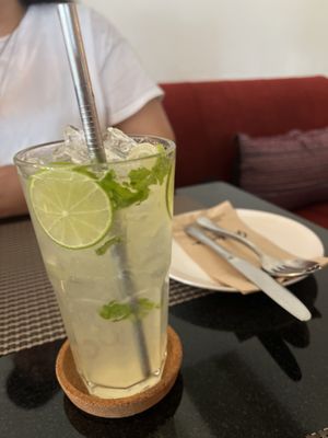 Lime soda with coconut sugarr  at Goodsouls Kitchen in Chiang Mai