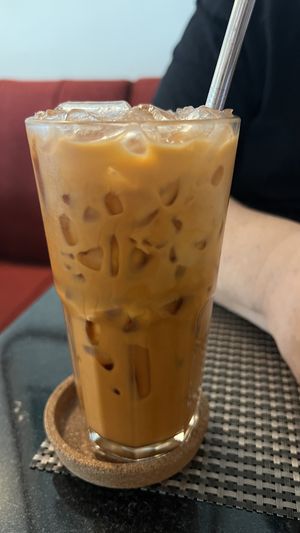 Thai iced teaa  at Goodsouls Kitchen in Chiang Mai