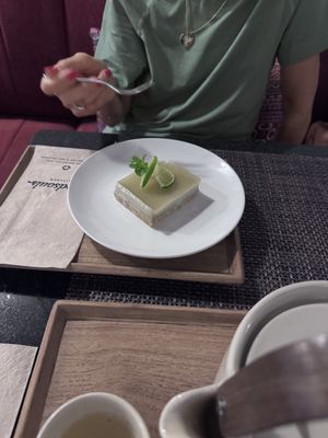 Lime cheesecake   at Goodsouls Kitchen in Chiang Mai