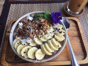 Cacao bowl at Goodsouls Kitchen in Chiang Mai