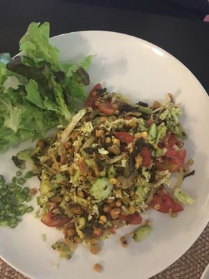 Tea salad at Goodsouls Kitchen in Chiang Mai