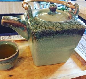Green tea at Goodsouls Kitchen in Chiang Mai