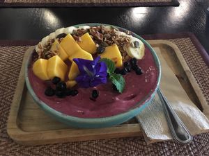 Smoothie bowl at Goodsouls Kitchen in Chiang Mai