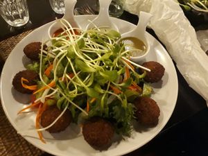 Falafel salad at Goodsouls Kitchen in Chiang Mai