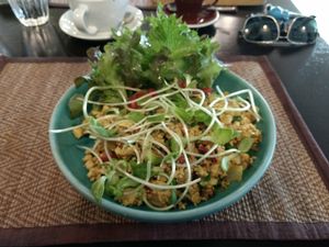 Scrambled tofu at Goodsouls Kitchen in Chiang Mai