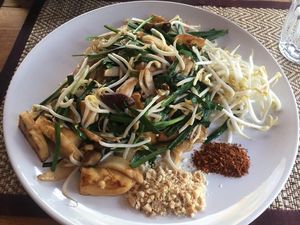 Pad that at Goodsouls Kitchen in Chiang Mai