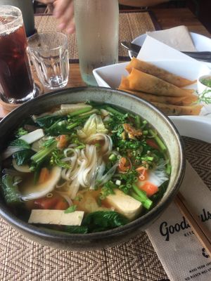 Breakfast soup  at Goodsouls Kitchen in Chiang Mai