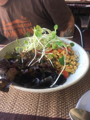 Tofu curry scramble  at Goodsouls Kitchen in Chiang Mai