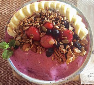 Smoothie bowls here are on point  at Goodsouls Kitchen in Chiang Mai