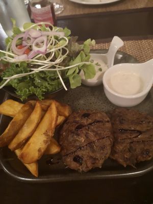 Mushroom steak at Goodsouls Kitchen in Chiang Mai