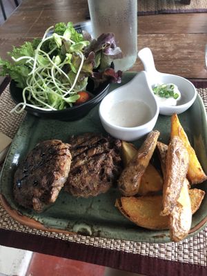 Mushroom steak  at Goodsouls Kitchen in Chiang Mai