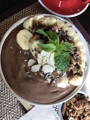 Cacao Smoothie Bowl at Goodsouls Kitchen in Chiang Mai
