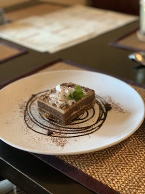 Raw tiramisu  at Goodsouls Kitchen in Chiang Mai