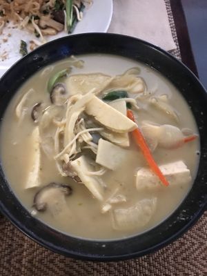 Green curry at Goodsouls Kitchen in Chiang Mai