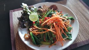 Pad see Ew   delicious and full of flavor at Goodsouls Kitchen in Chiang Mai