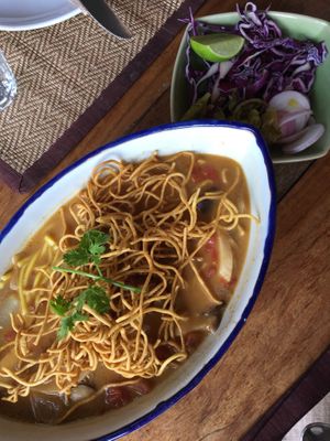 Khao Soi - Super filling and delicious at Goodsouls Kitchen in Chiang Mai