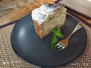 Lemon cake at Goodsouls Kitchen in Chiang Mai