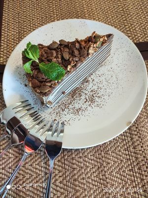 Chocolate Crepe Cake at Goodsouls Kitchen in Chiang Mai