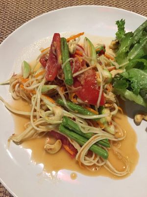 Papaya salad at Goodsouls Kitchen in Chiang Mai