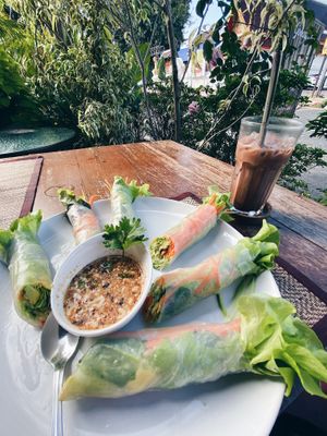 Healthy erap at Goodsouls Kitchen in Chiang Mai