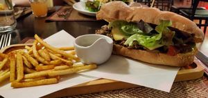 Vegan philly steak & cheese at Goodsouls Kitchen in Chiang Mai