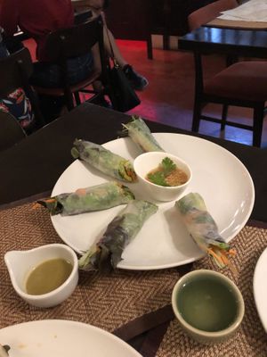 Fresh spring rolls  at Goodsouls Kitchen in Chiang Mai