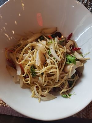 Spaghetti Thai Style at Goodsouls Kitchen in Chiang Mai